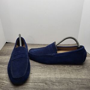 Bexley Seacrest Moccasins Driving Loafers Shoes Blue Sz 43EU 10 US
